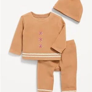 3M Fleece Gingerbread Outfit with Hat